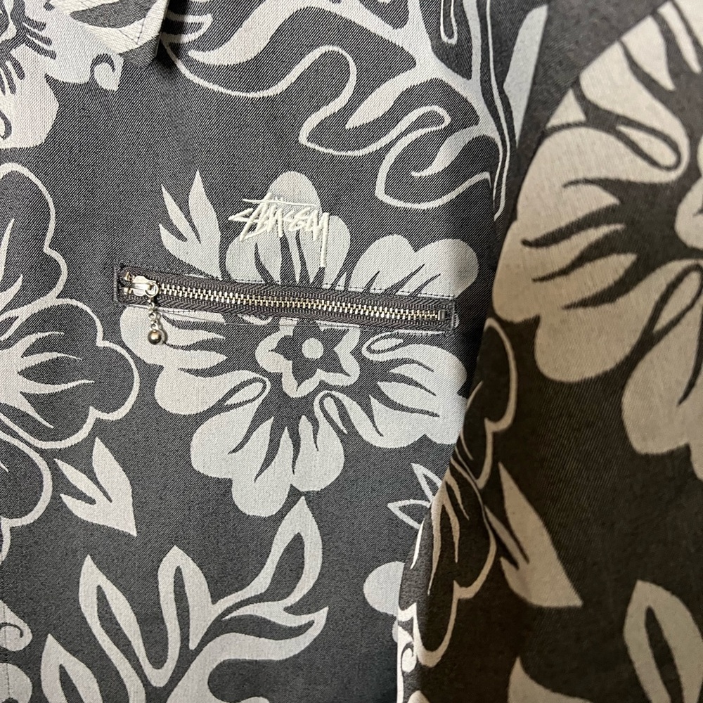 STÜSSY HAWAIIAN LIGHTWEIGHT ZIP JACKET - Picture 6 of 9